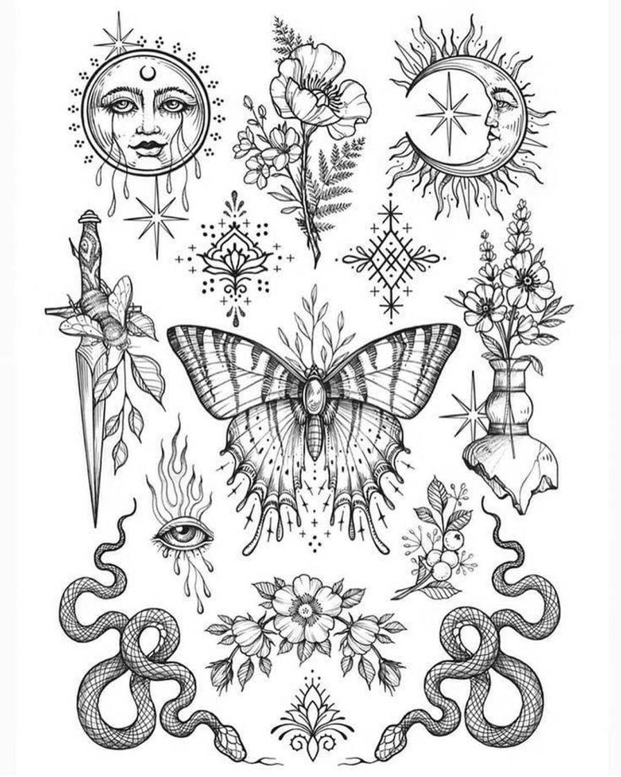 Fashion Tattoo Flash