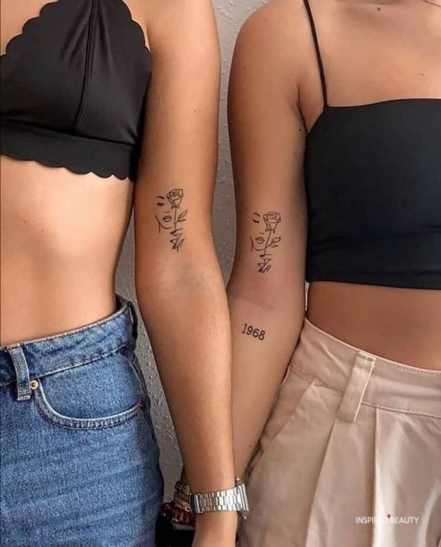 Fashion Tatuagem para usar com a amiga 