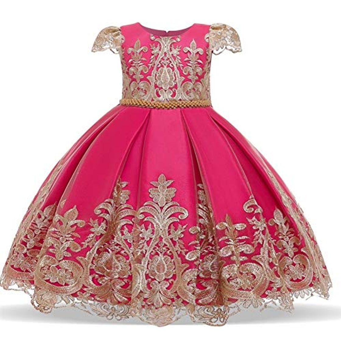 Fashion Hoonmis Vestido de Princesa para a menina laço Vestido de Casamento crianças