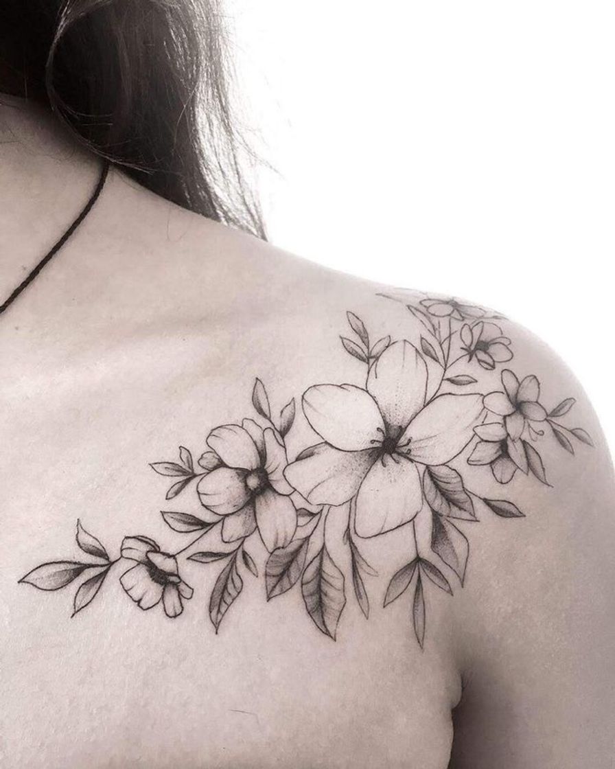 Moda tattoo on the shoulder 