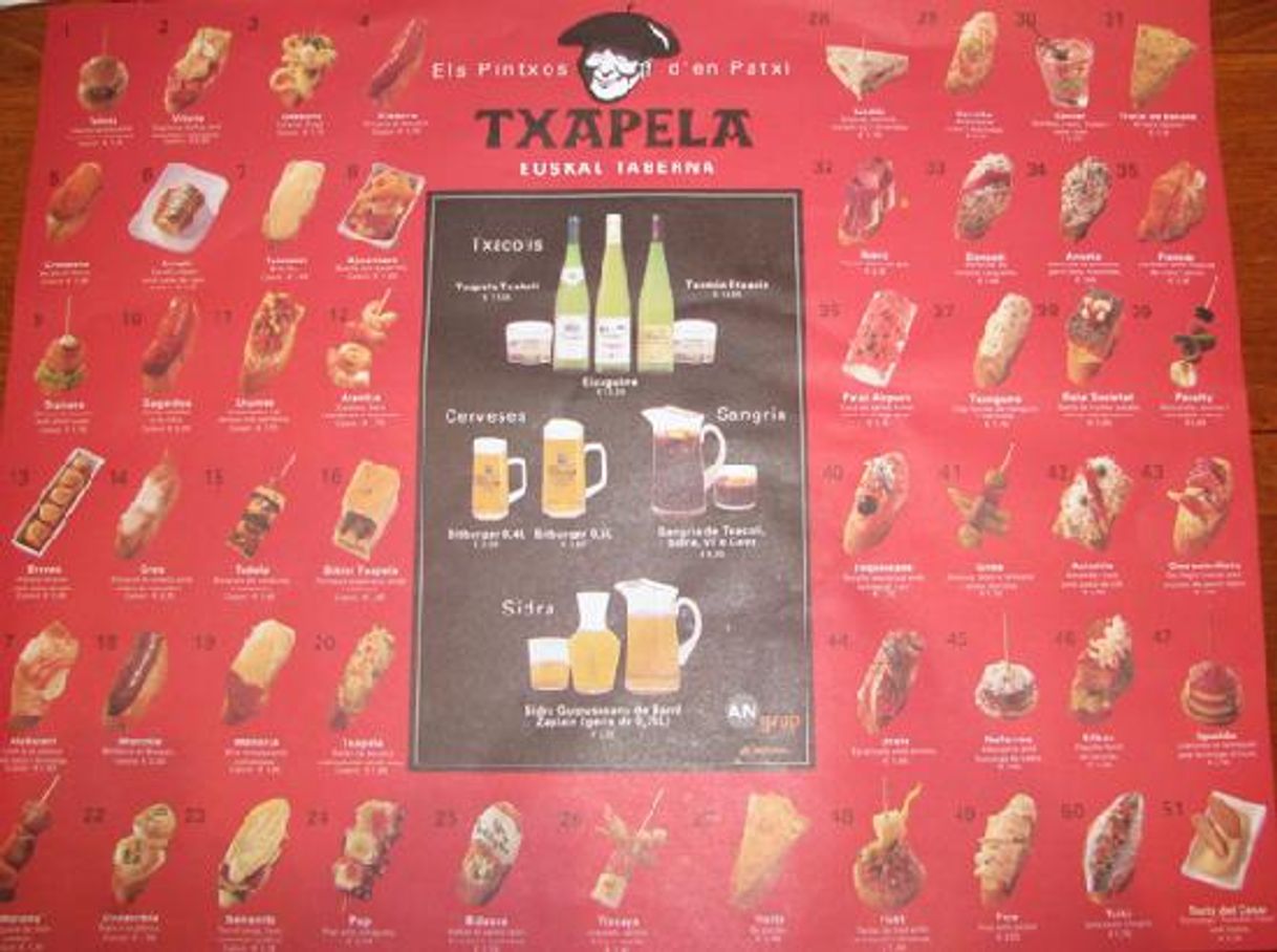 Moda Txapela (pinchos)