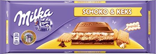Milka Chocolate y galletas, 4 unidades
