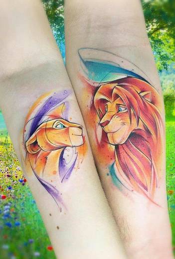 Tatuagem rei leão 🦁♥️ 
