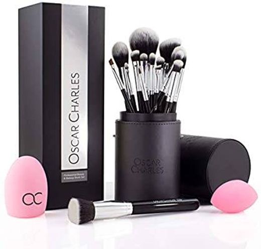 OSCAR CHARLES Set De Cepillos De Maquillaje