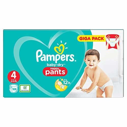 Pampers Baby-Dry 81681812 pañal desechable Niño/niña 4 108 pieza(s) - Pañales desechables