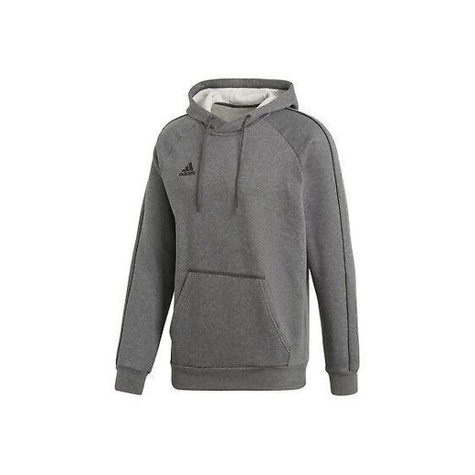 adidas Core18 Hoody Sudadera con Capucha, Hombre, Gris