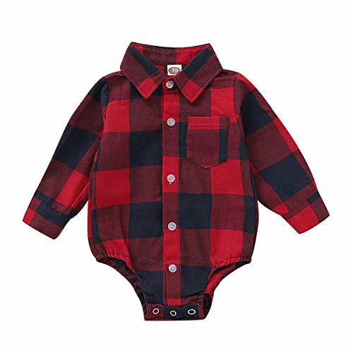 Producto Borlai Baby Boy Mameluco Mono Solapa Cuello a Cuadros Mono Informal Mono