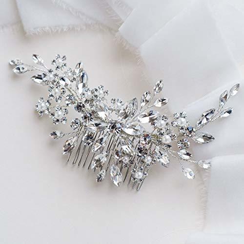 Product Unicra Bride Wedding Hair Comb Crystal Hair Accessories Rhinestone Bridal Hair Pieces