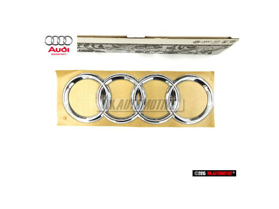 Product Genuine Audi Audi Emblem Chrome