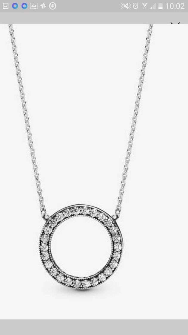 Moda Pandora circle of sparkle nacklace