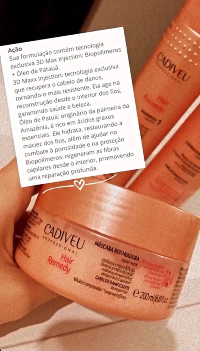 Producto Hair Remedy - Cadiveu