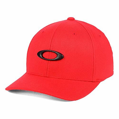 Lugar Oakley Tin Can Carbon Fiber Stretch-Fitted Cap Red/Black