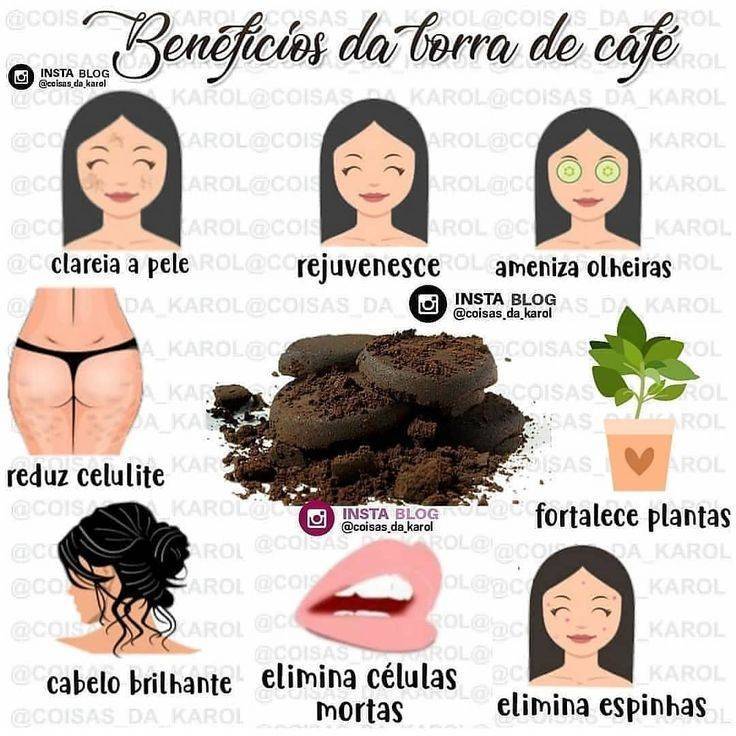 Moda Borra de café - benefícios