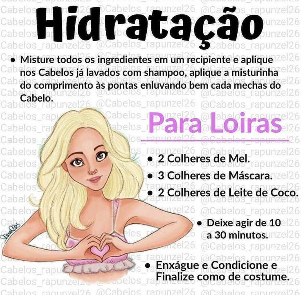 Fashion Hidratação para loiras👸🏼