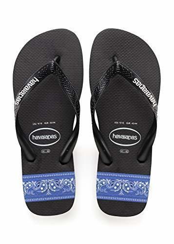 Producto Havaianas Top Stripes Logo, Chanclas para Hombre, Negro