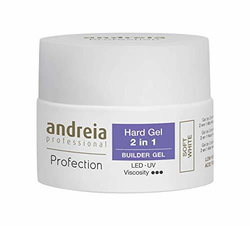 Producto Gel de construcción Hard Gel 2 in 1 Andreia Soft White 44 g