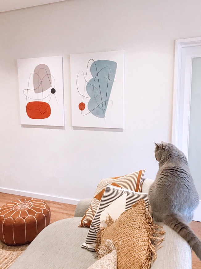 Quadro em Tela Composição Abstrata