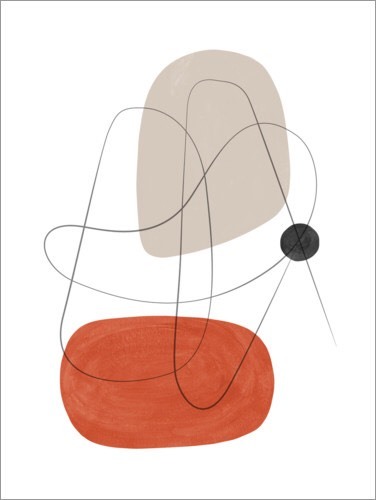 Quadro em Tela Composição Abstrata