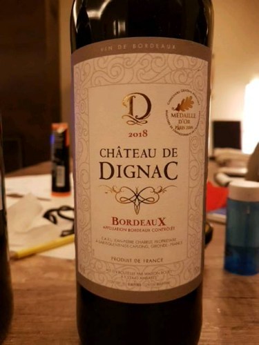 Products Château de dignac 2018