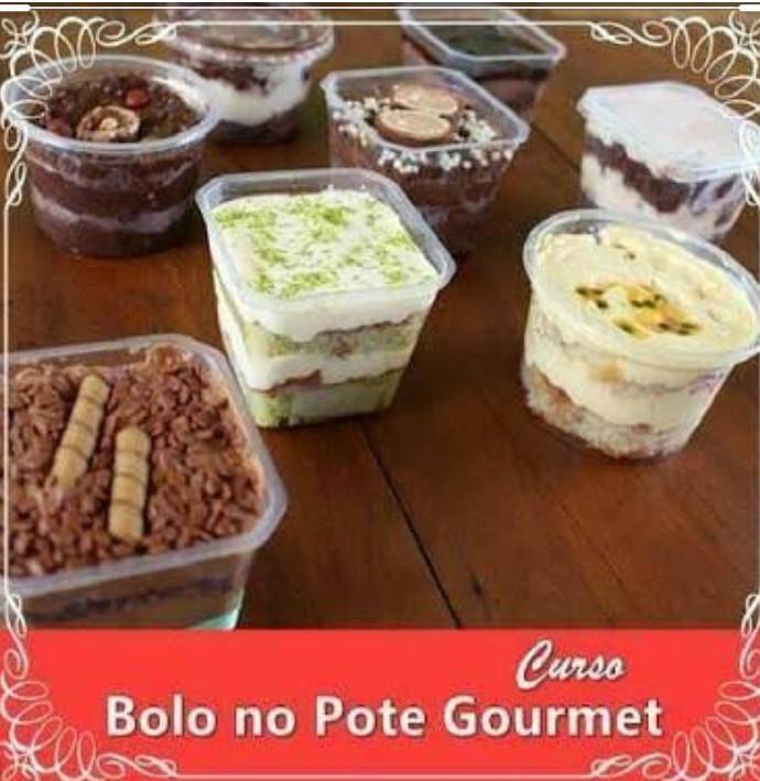 Moda Bolo no pote gourmet 