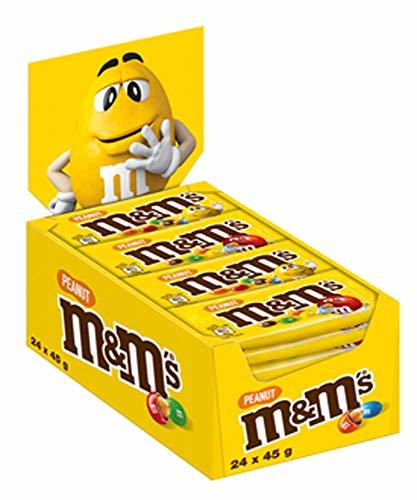 Social MM'S CARAMELOS DE CHOCOLATE CON CACAHUETE 45GR X 24PCS