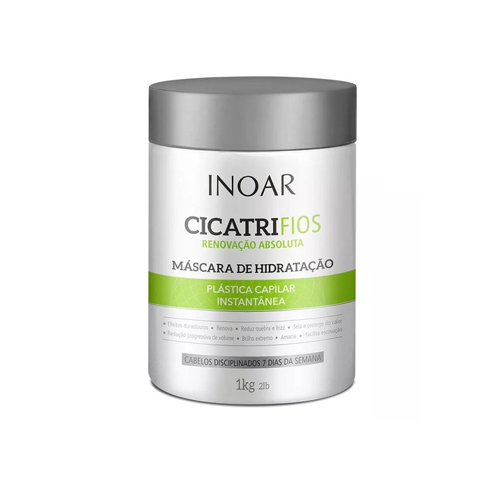 Social Inoar cicatrifios máscara de hidratação capilar 
