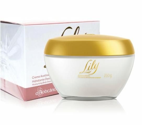 Lily creme acetinado desodorante corporal 250g