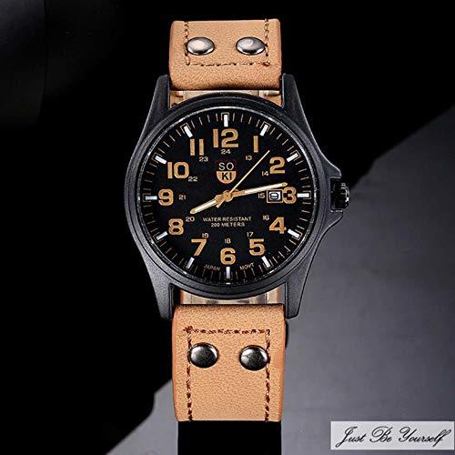 Products Relojes De Pulsera Vintage Classic Men's Waterproof Date Leather Strap Sport Quartz