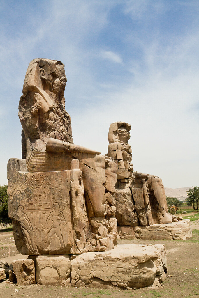 Lugar Colossi of Memnon