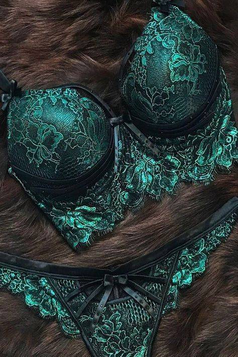 Moda Lingerie da virada... Verde 