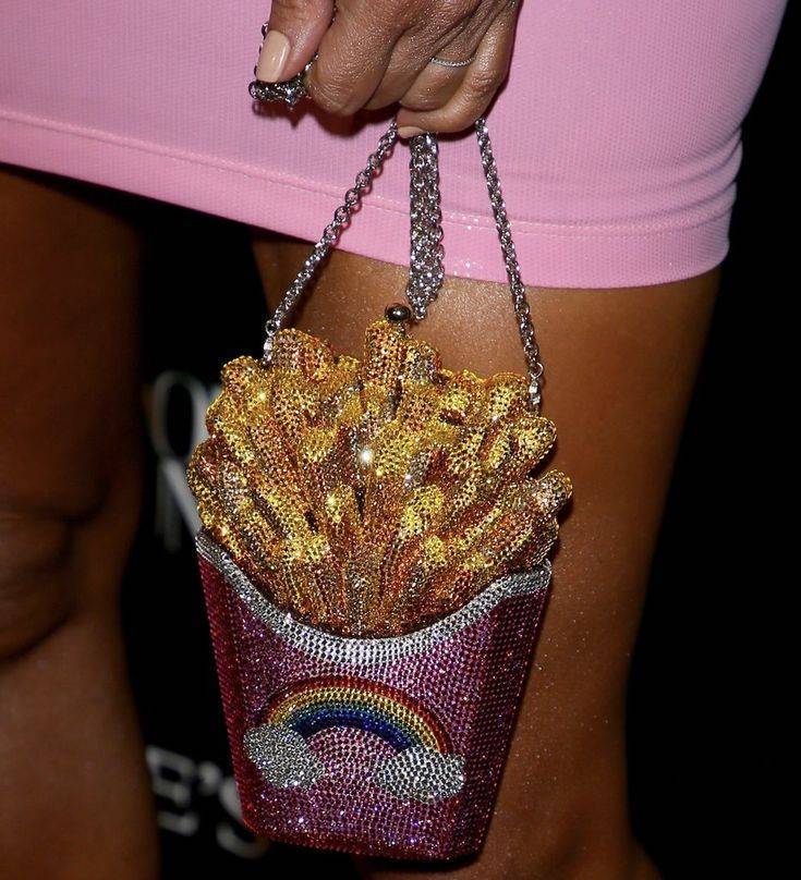 Fashion Bolsa em forma de batata frita 🍟