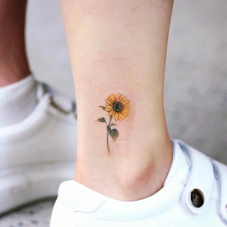 Fashion Tatoo de girassol🌻