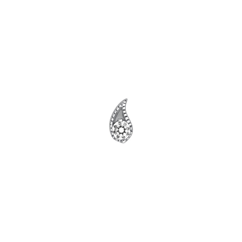 Social Pendiente diamante oro blanco, de Aristocrazy
