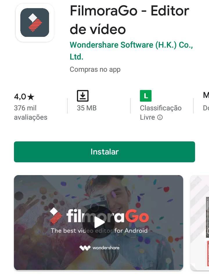 App Filmora-Go