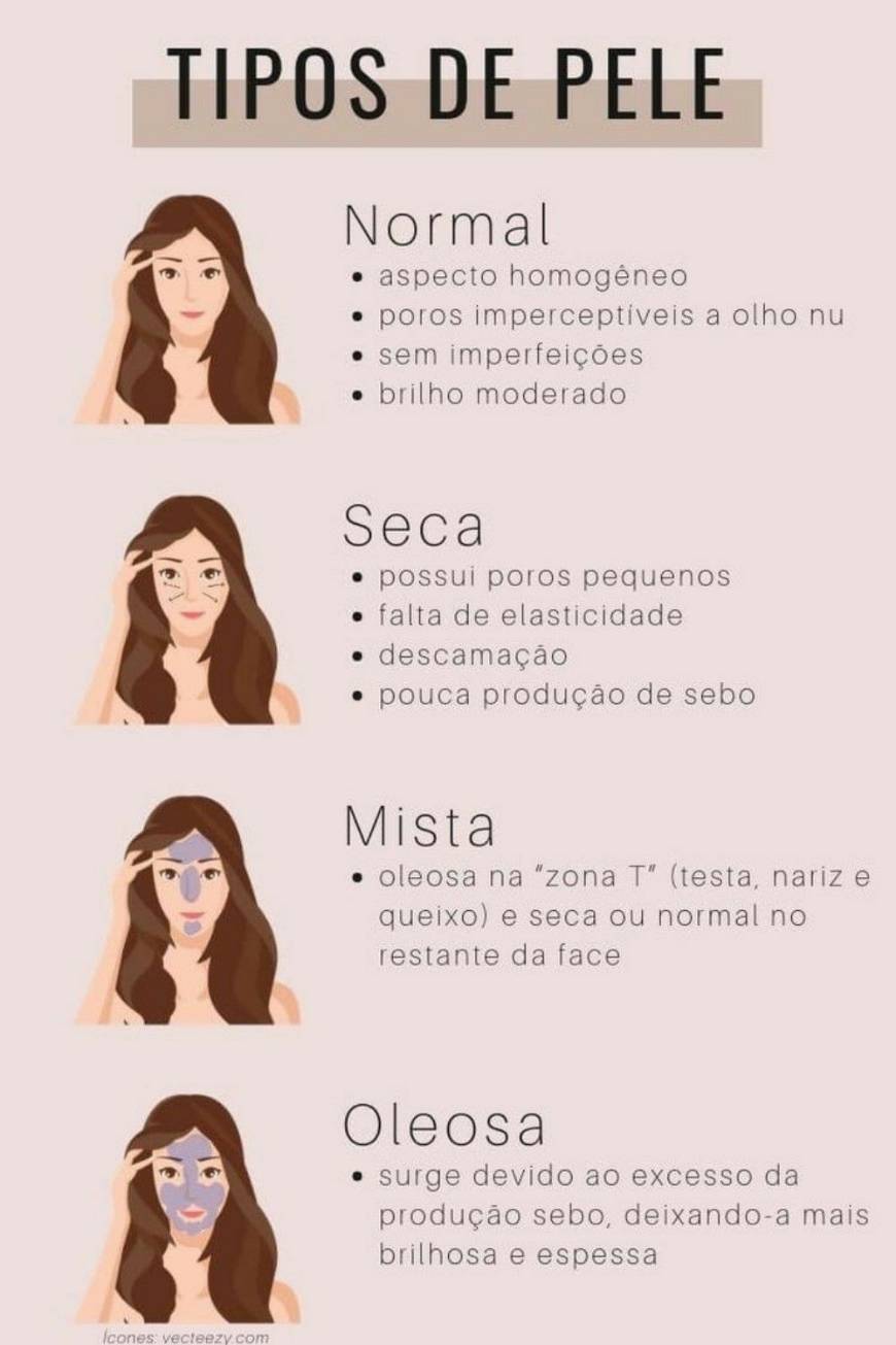 Product informações importantes para seu tipo de pele 😍