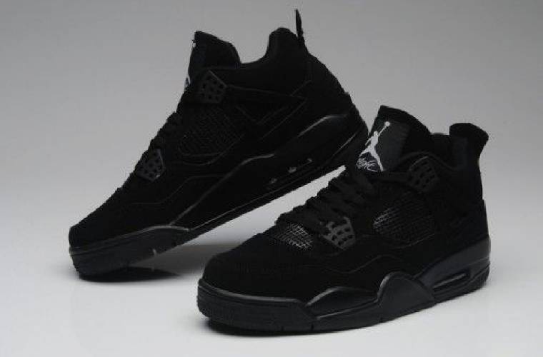 Nike Air Jordan 4 Men With All Black