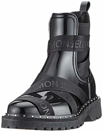 Lugares Lemon Jelly Frankie, Botas Chelsea para Mujer, Negro