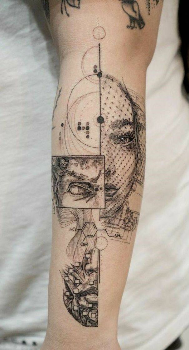 Moda inspiração de tatuagem