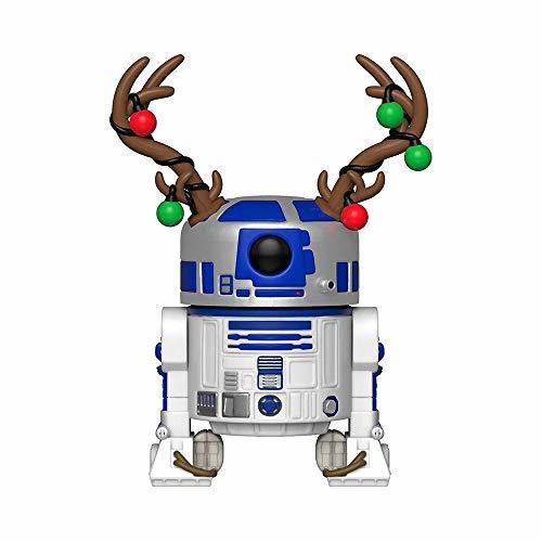 Funko - Pop.Color Star Wars Color Holiday R2-D2 con Antlers