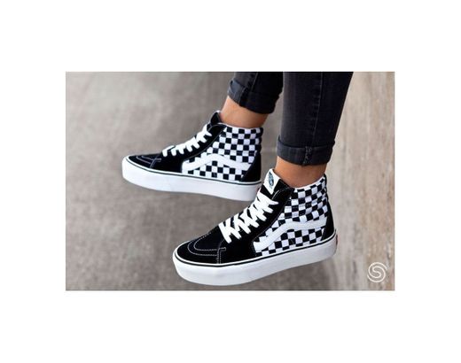 Vans Sk8 Hi Platform Calzado Checkerboard