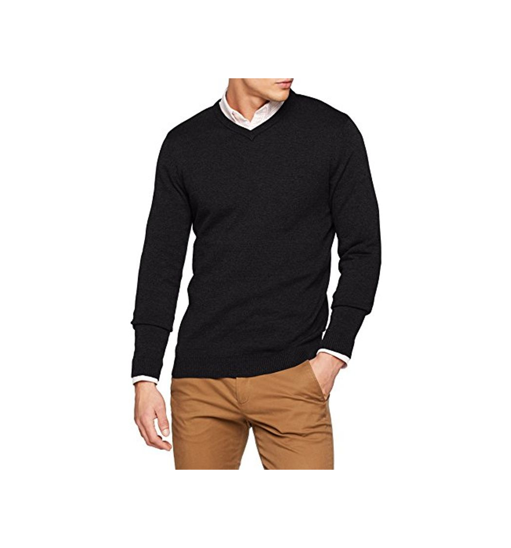 Social JACK & JONES Jjebasic Knit V-Neck Noos suéter, Gris