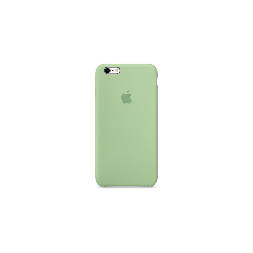 Electrónica Desconocido Funda para iPhone 6 / 6s, Silicona Amarillo Pastel Logo Apple,