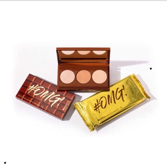 Social Palheta iluminador OMG Boca rosa 