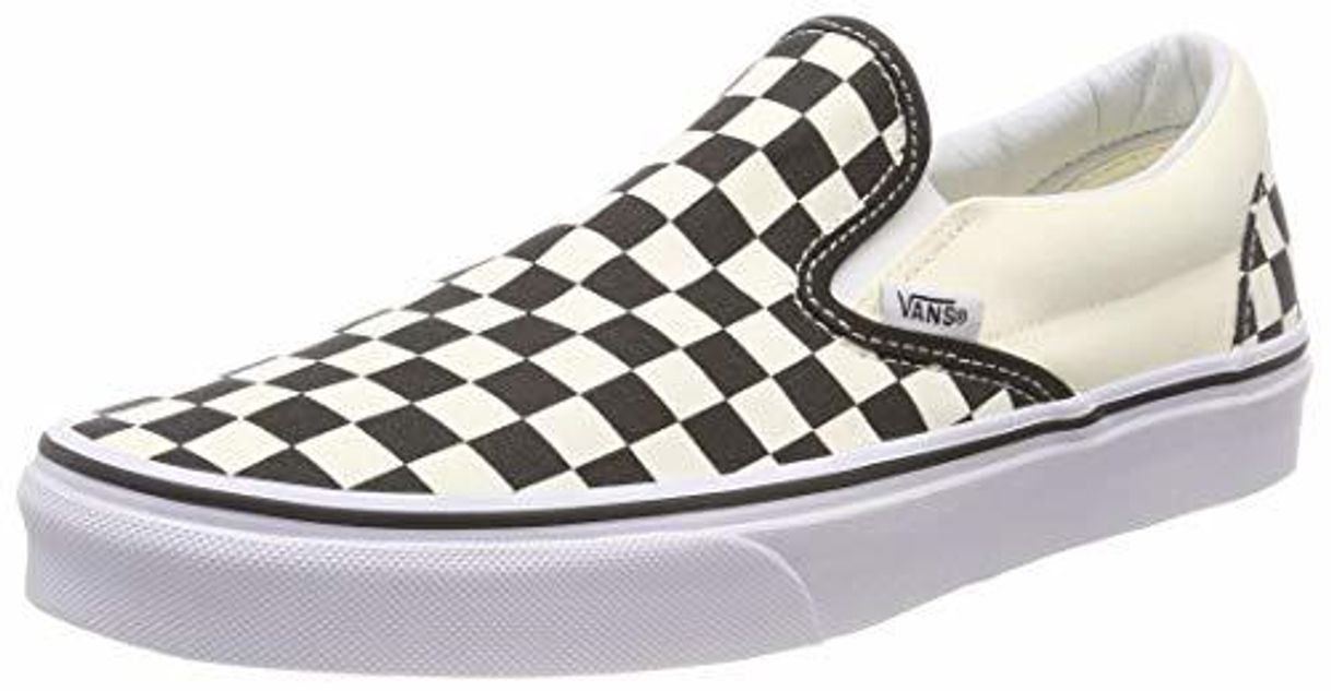 Social Vans Classic Slip-On - Mocasines Unisex, Color Blanco