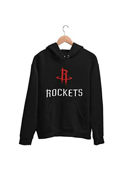 Product Blusa Moletom Casaco Houston Rockets Unissex Preto

