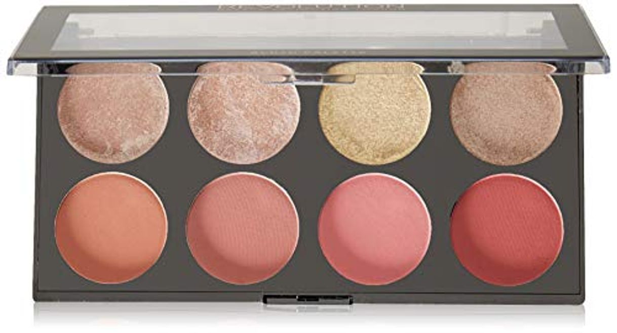 Social Makeup Revolution Ultra Blush Palette Blush Goddes Paleta 8 różów do policzków