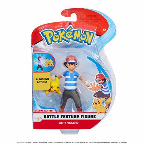 Product Pokèmon 98121 4.5 Pulgadas Ash & Pikachu Figuras