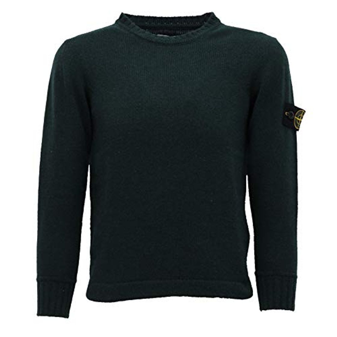 Products Stone Island 2382AB Maglione Bimbo Boy Junior Wool/Cashmere Green Sweater [8 Years]