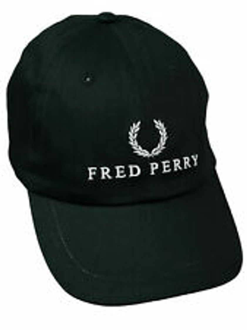 Fashion Fred Perry Authentic Archive Logo Baseball Cap Black