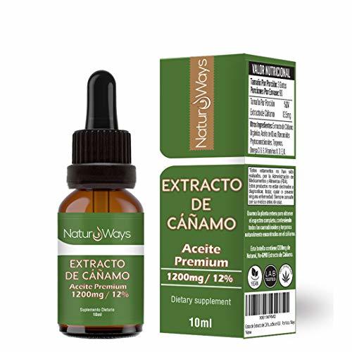 Product Gotas de Extracto de Cáñamo Orgánico 1200Mg (12%)